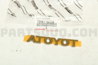 7544160330 PLATE, LUGGAGE COMPARTMENT DOOR NA