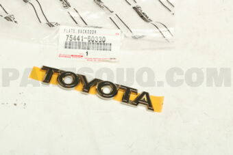 7544160330 PLATE, LUGGAGE COMPARTMENT DOOR NA