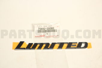 7544235080 Toyota EMBLEM, FRONT FENDER