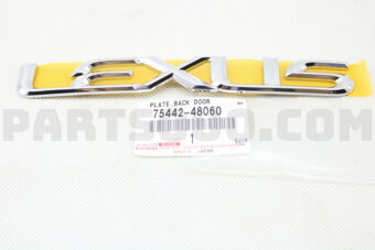7544248060 PLATE, BACK DOOR NAME, NO.2