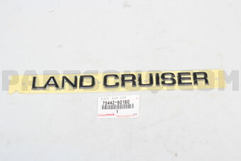 7544260180 PLATE, BACK DOOR NAME, NO.2