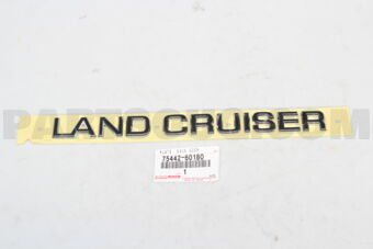 7544260180 PLATE, BACK DOOR NAME, NO.2