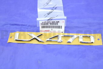 7544460020 PLATE, BACK DOOR NAME, NO.3