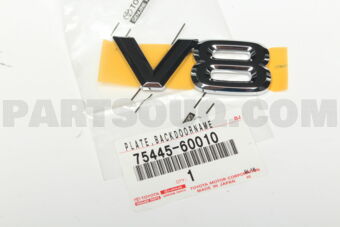 7544560010 PLATE, BACK DOOR NAME, NO.2