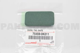 754590K011 MARK, BACK DOOR