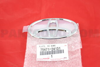 7547124131 PLATE, REAR BODY NAME, NO.1