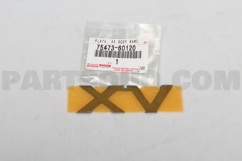 7547360120 PLATE, REAR BODY NAME, NO.3