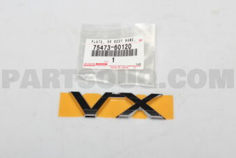 7547360120 PLATE, REAR BODY NAME, NO.3