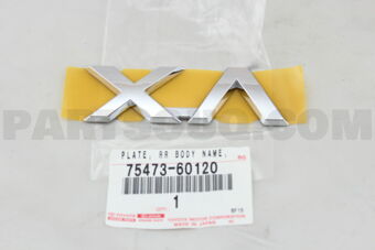 7547360120 PLATE, REAR BODY NAME, NO.3
