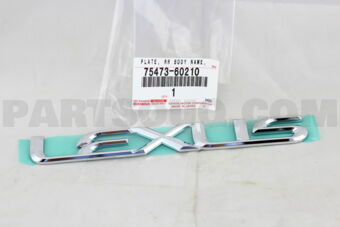 7547360210 PLATE, BACK DOOR NAME, NO.1