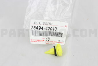 7549442010 CLIP, OUTSIDE MOULDING, NO.3