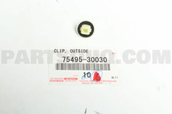 7549530030 CLIP, OUTSIDE MOULDING, NO.4