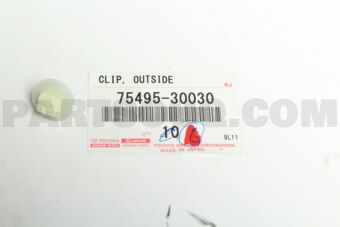 7549530030 CLIP, OUTSIDE MOULDING, NO.4