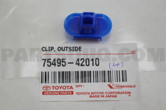 7549542010 CLIP, OUTSIDE MOULDING, NO.4