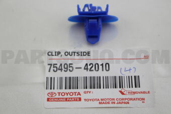7549542010 CLIP, OUTSIDE MOULDING, NO.4