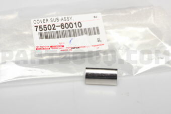 7550260010 COVER, ROOF DRIP SIDE FINISH MOULD
