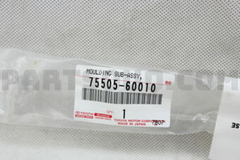 7550560010 MOULDING, ROOF DRIP SIDE FINISH, R