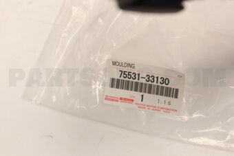 7553133130 Toyota MOULDING, WINDSHIELD, OUTER UPPER