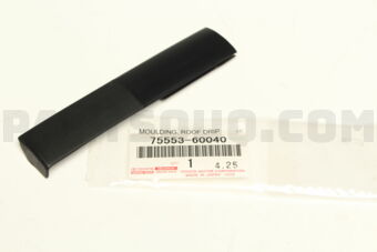 7555360040 MOULDING, ROOF DRIP SIDE FINISH, R