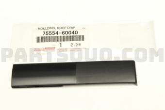 7555460040 MOULDING, ROOF DRIP SIDE FINISH, R