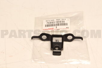 7556360030 Toyota RETAINER, ROOF DRIP SIDE FINISH MOULDING, NO.1