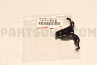 7556460050 Toyota RETAINER, ROOF DRIP SIDE FINISH MOULDING, NO.2