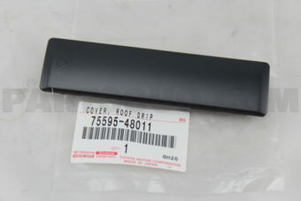 7559548011 COVER, ROOF DRIP SIDE MOULDING, FR