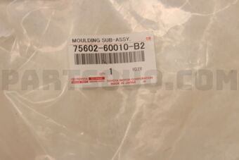 7560260010B2 Toyota MOULDING SUB-ASSY, FRONT FENDER, LH