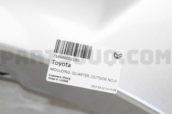 7565460021B0 MOULDING, QUARTER, OUTSIDE NO.4
