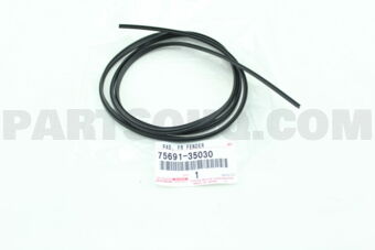 7569135030 PAD, FRONT FENDER OUTSIDE MOULDING