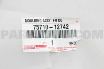 7571012742 MOULDING ASSY, FRONT DOOR BELT, RH