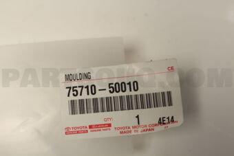 7571050010 MOULDING ASSY, FRONT DOOR BELT, RH