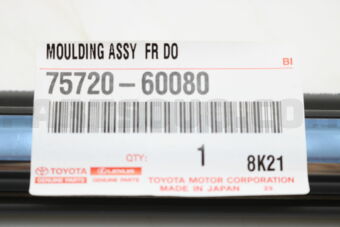 7571060080 MOULDING ASSY, FRONT DOOR BELT, RH