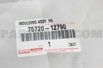 7572012790 MOULDING ASSY, FRONT DOOR BELT, LH