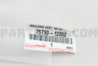 7573012262 MOULDING ASSY, REAR DOOR BELT, RH