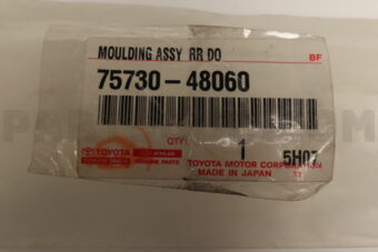7573048060 MOULDING ASSY, REAR DOOR BELT, RH