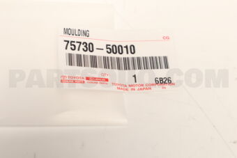 7573050010 MOULDING ASSY, REAR DOOR BELT, RH