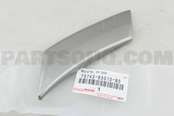 7574360010B0 MOULDING, REAR DOOR, OUTSIDE UPP