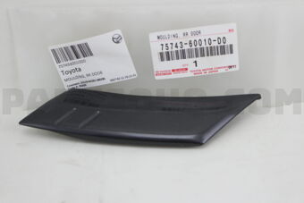 7574360010D0 MOULDING, REAR DOOR, OUTSIDE UPP
