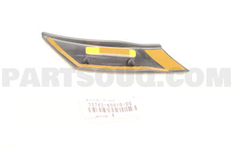 7574360010D0 MOULDING, REAR DOOR, OUTSIDE UPP