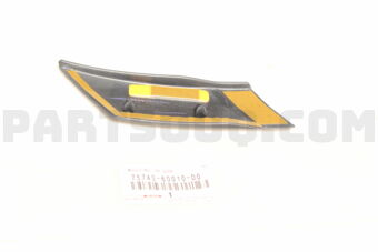 7574360010D0 MOULDING, REAR DOOR, OUTSIDE UPP