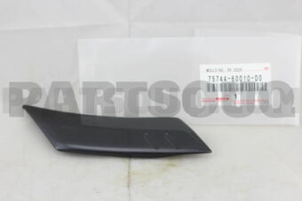 7574460010D0 MOULDING, REAR DOOR, OUTSIDE UPP