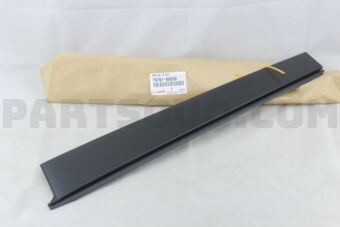 7576160030 MOULDING, REAR DOOR WINDOW FRAME, 