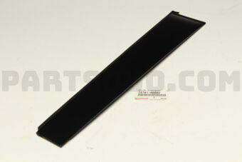 7576160040 MOULDING, REAR DOOR WINDOW FRAME, 