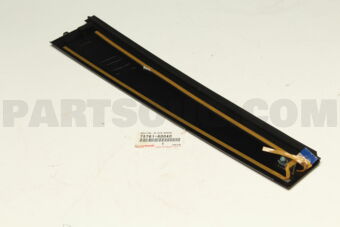 7576160040 MOULDING, REAR DOOR WINDOW FRAME, 