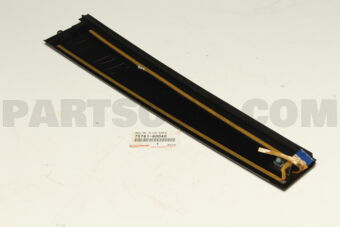 7576160040 MOULDING, REAR DOOR WINDOW FRAME, 
