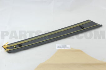 7576160050 MOULDING, REAR DOOR WINDOW FRAME, 