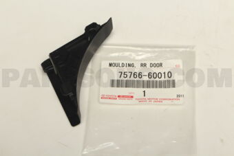 7576660010 GARNISH, REAR DOOR FRAME, NO.2 LH