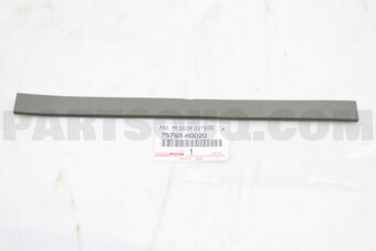 7579360020 PAD, FRONT DOOR OUTSIDE MOULDING, 