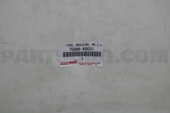 7589660031 TAPE, MOULDING, NO.2